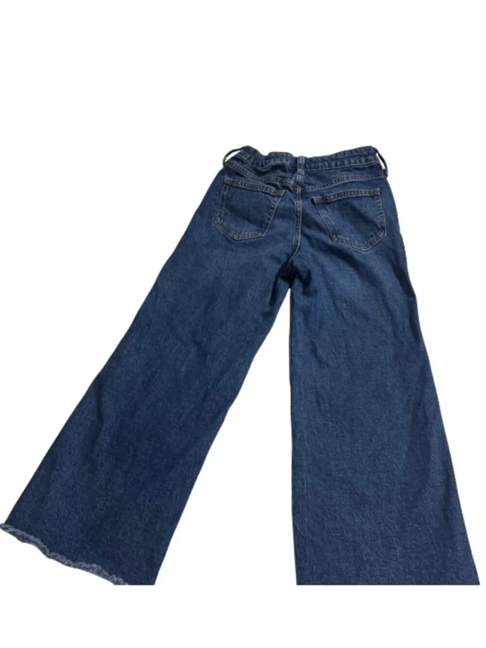GAP Girls Size 10 Wide Leg Distressed Jeans